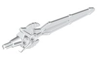 LEGO onderdeel Large Figure Weapon, Sword Danju with Axle 47459