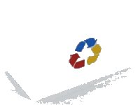 LEGO part Panel 1 x 2 x 1 with Three Color Recycling Arrows Pattern (Sticker) - Set 4206 4865pb047