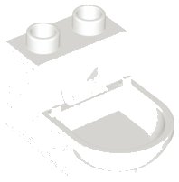LEGO part Duplo, Furniture Toilet 4911
