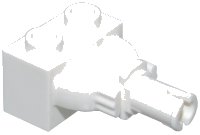 LEGO part Brick Special 1 x 2 with Rotation Joint Pin 4920