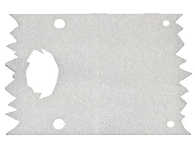 LEGO part Cloth Vehicle Roof Tattered with Holes (55342)