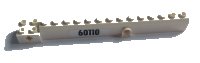 LEGO part Crane Arm Outside, Wide with Pin Hole at Mid-Point with Black '60110' Pattern on Both Sides (Stickers) - Set 60110 57779pb013