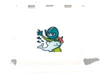 LEGO part Panel 1 x 4 x 3 with Side Supports - Hollow Studs with Picture of Lime Diver with Dark Turquoise Helmet and Light Aqua Dolphin Pattern (Sticker) - Set 41381 60581pb248