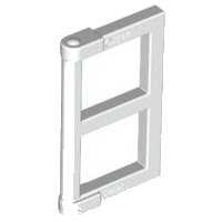 LEGO onderdeel Pane for Window 1 x 2 x 3 with Thick Corner Tabs 60608