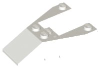 LEGO onderdeel Wedge 6 x 4 Cutout with Stud Notches 6153b