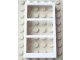 LEGO onderdeel Window 1 x 4 x 6 Frame with 3 Panes, Fixed Glass with NO GLASS (6160)