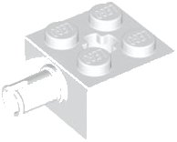 LEGO part Brick Special 2 x 2 with Pin and Axle Hole 6232