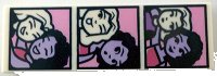 LEGO part Tile 1 x 3 with Friends Nova and Aliya Photo Booth Pictures Pattern 63864pb282