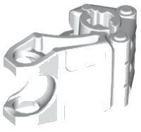 LEGO onderdeel Bionicle Fist with Axle Hole - 3 Fingers 64251