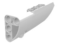 Technic, Panel Fairing # 4 Small Smooth Long, Side B, LEGO Teilenummer 64391