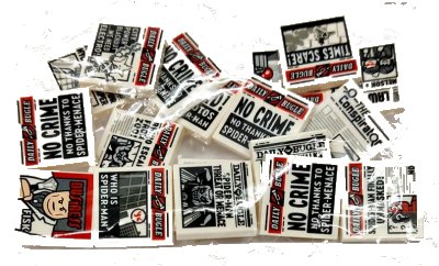 LEGO onderdeel Tile Pack 550 - Daily Bugle (79994)