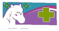 LEGO part Tile 2 x 4 with White Horse Head and Lime Cross Pattern (Sticker) - Set 3188 87079pb0132