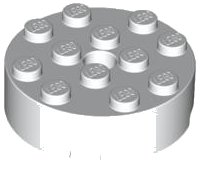 LEGO part Brick Round 4 x 4 Centre Hole 87081
