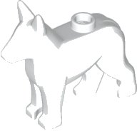 LEGO part Dog, Alsatian / German Shepherd 92586