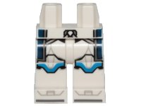 LEGO part Hips and Legs with SW Clone Trooper Armor, Blue Markings and Dark Blue Kama Pattern 970c00pb1452