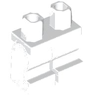 LEGO part Hips and Medium Legs Plain 970cm00