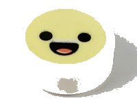 LEGO part Tile, Round 1 x 1 with Emoji, Bright Light Yellow Face, Black Eyes, and Open Mouth with Coral Tongue Pattern 98138pb127