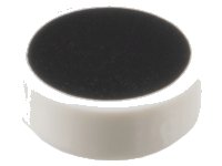 LEGO part Tile, Round 1 x 1 with Very Large Black Circle Pattern 98138pb450