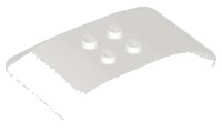 Wedge 6 x 4 x 2/3 Quad Curved, LEGO Teilenummer 98281