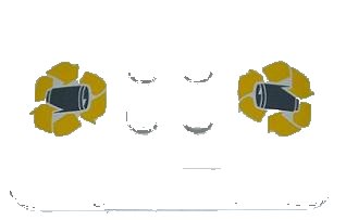 LEGO onderdeel Wedge 6 x 4 x 2/3 Quad Curved with Yellow Recycling Arrows and Drink Can Pattern (Stickers) - Set 4206 (98281pb002)