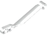 Technic Wishbone Suspension Arm in bianco, numero pezzo LEGO x136