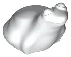 Frog in bianco, numero pezzo LEGO x223