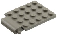 LEGO part Plate, Modified 4 x 5 with Trap Door Hinge 30042