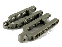 Technic, Steering Arm 6.5 x 2 with Tow Ball Socket Rounded, Un-Chamfered, LEGO onderdeelnummer 32195a