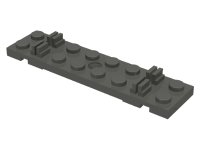 LEGO onderdeel Train, Track Sleeper Plate 2 x 8 with Cable Grooves 4166