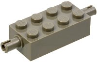LEGO onderdeel Brick, Modified 2 x 4 with Pins 6249