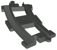 LEGO part Duplo, Train Track Curved (short) 6378