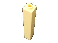 LEGO part Stein 1 x 1 x 5 - Tenon Ouvert Bloqué ou Tenon Creux 2453a