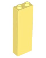 LEGO part Stein 1 x 2 x 5 - Tenons Ouverts Bloqués ou Tenons Creux 2454