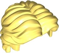 LEGO part Minifigure, Hair Short Wavy with Center Part 26139
