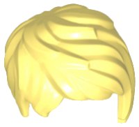 LEGO part Minifigure, Hair Female Short Tousled with Side Part 37823