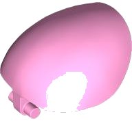 LEGO part Large Figure Armor, Round, Smooth with Bar Handle - Free Ends 1686