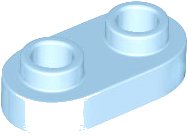 LEGO part Plate Special 1 x 2 Rounded with 2 Open Studs 35480
