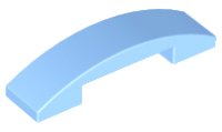 LEGO part Slope, Curved 4 x 1 x 2/3 Double 93273