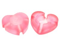 LEGO part Clikits, Icon Heart 2 x 2 Small with Hole 45452