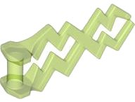 LEGO part Wave Angular Double with Bar Handle (Electric Zigzag) 59233