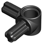 LEGO part Technic Pin Connector Hub with 2 Perpendicular Axles 10197