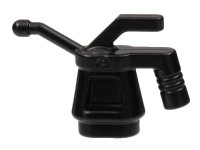 Minifigure, Utensil Tool Oil Can - Ribbed Handle in nero, numero pezzo LEGO 11402c
