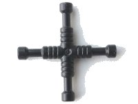 LEGO part Minifigure, Utensile Chiave Inglese a 4 Vie 11402d