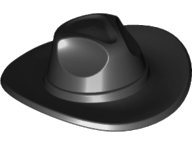 LEGO part Minifigur, Kopfbedeckung Hut, sehr breite Krempe, Outback-Stil (Fedora) 13565