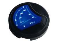 LEGO part Tile, Round 2 x 2 with Bottom Stud Holder with Blue Gauge Pattern (Sticker) - Set 42083 14769pb398