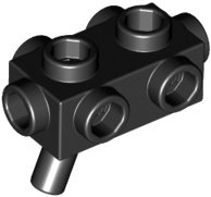 LEGO onderdeel Minifigure, Weapon Gun, Blaster 1 x 2 x 2/3 with Studs on Sides and Handle 15071
