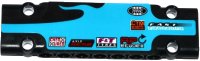 LEGO part Technic, Plaque Panneau 3 x 11 x 1 avec Logos Sponsor sur Motif Flamme Bleu Moyen Côté Droit Modèle (Autocollant) - Set 42050 15458pb003R