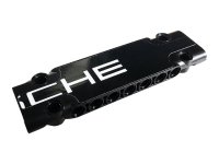 LEGO part Technic, Panel Plate 3 x 11 x 1 with White 'CHE' on Black Background Pattern (Sticker) - Set 42096 15458pb025