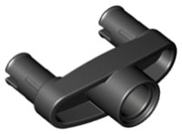 LEGO onderdeel Technic, Pin Connector 3L met 2 Pins en Centraal Gat 15461