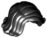 LEGO part Minifigurine, Cheveux Femme Court Balayé sur le Côté 20877